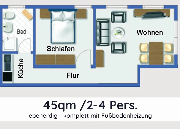 公寓 Der Fuchsbau - Lepetit - Im Sonnigen Harz - 3 Hunde Willkommen - 100m Bis Zum Wald - Free Wlan 巴特萨克萨